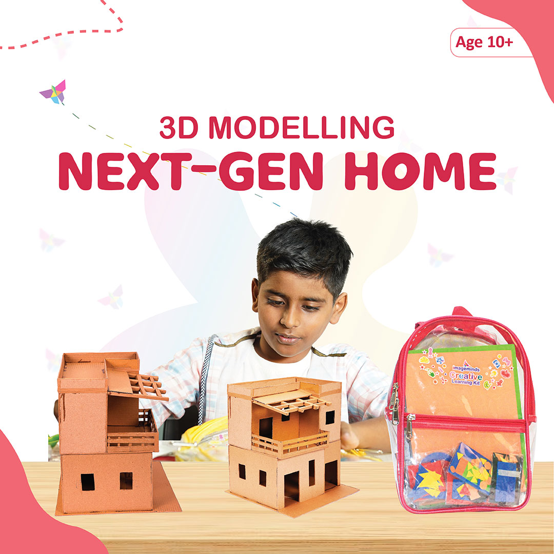 Nextgen Homes – 3D Modelling Creative Learning Kit (Age 10+ Yrs) with Video Tutorials & Instruction Manual