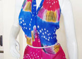 Bandhani Dupatta Fashion Design in St. Micheal's Academy
