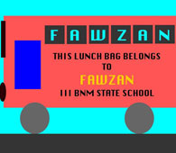 Digital Name Label designs - BNM School